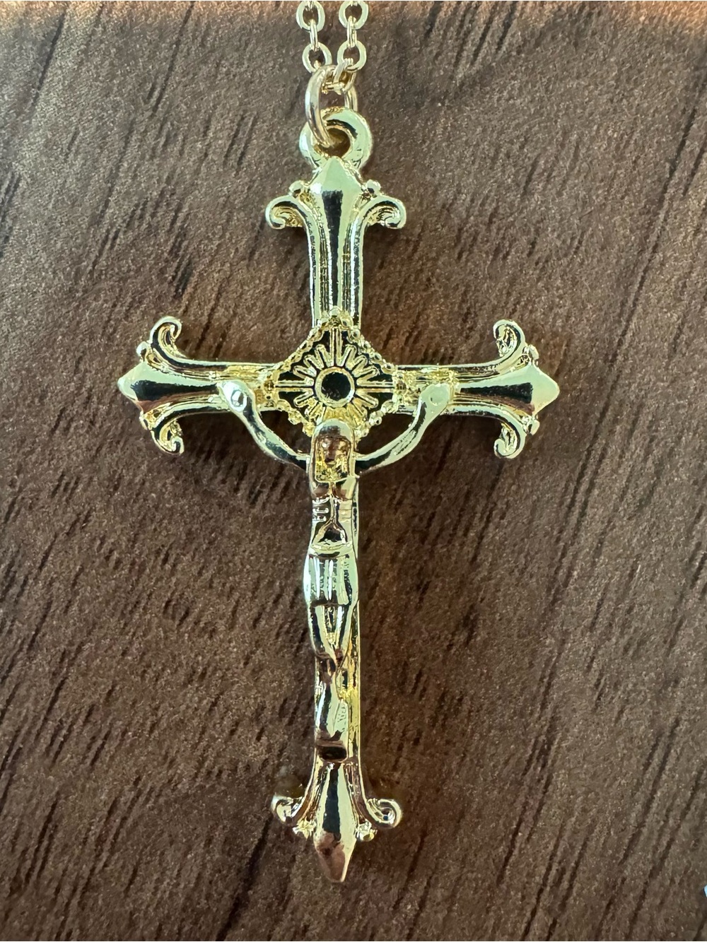 Gold Cross Necklace